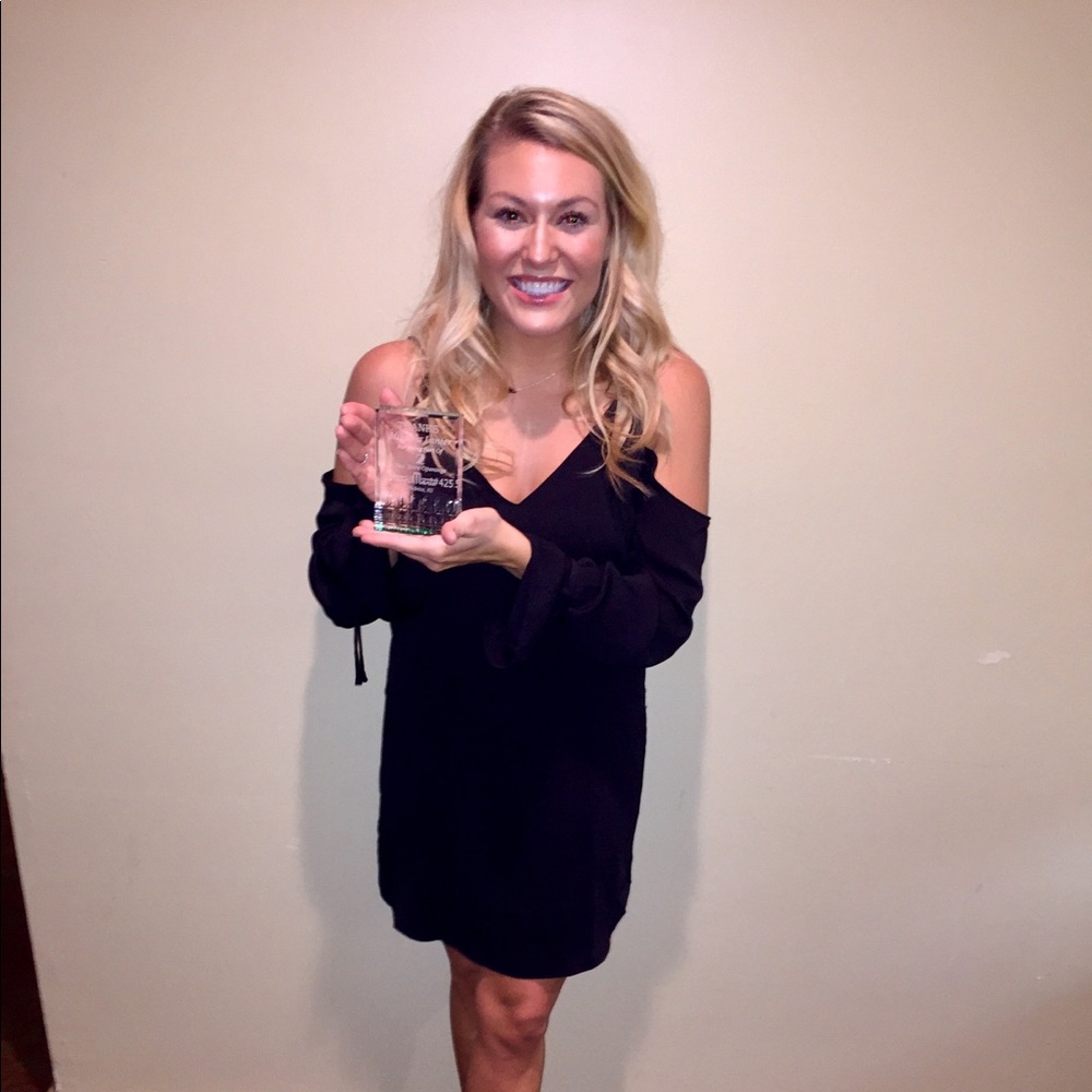 Black off the shoulder long sleeve dress!